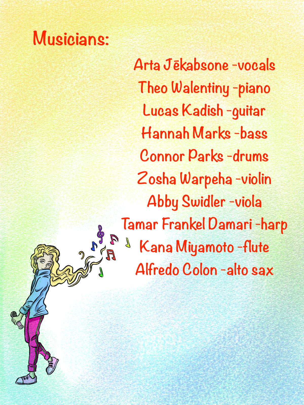 Arta's Concert (Musicians copy